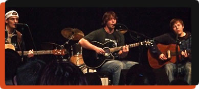 Photo of The Fillers live on stage